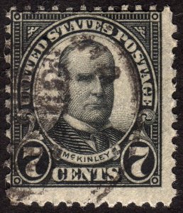 1927, US 7c, William McKinley, Used, Sc 639