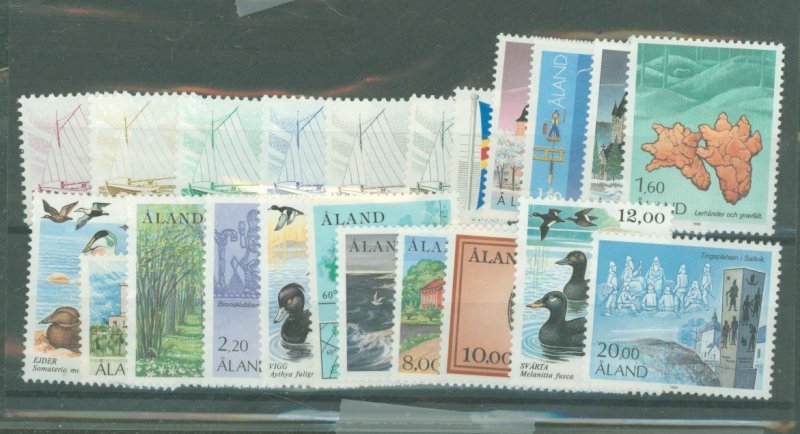 Finland/Aland Islands #1-22  Single (Complete Set)