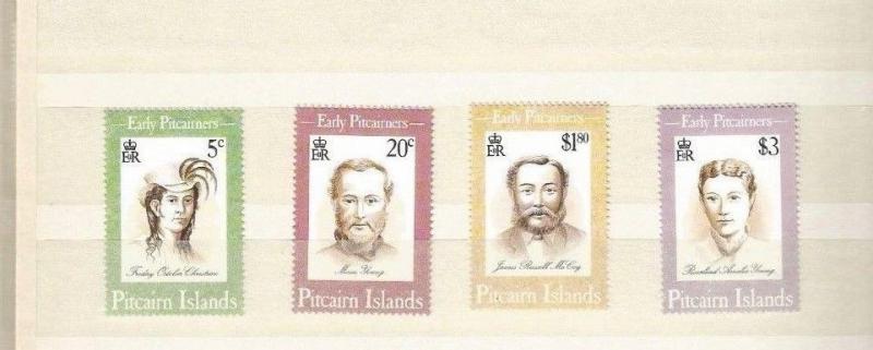 PITCAIRN ISLAND SCOTT 399-402 MNH SCV $10