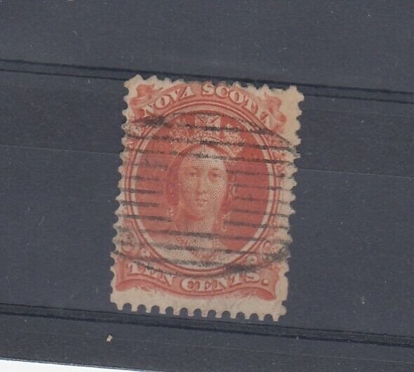 Nova Scotia QV 1860 10c Fine Used SG27 JK6229