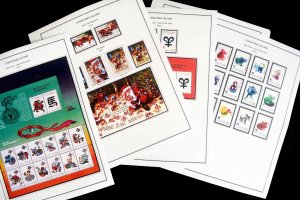 COLOR PRINTED CHRISTMAS ISLAND 2011-2020 STAMP ALBUM PAGES (55 illustr. pages)