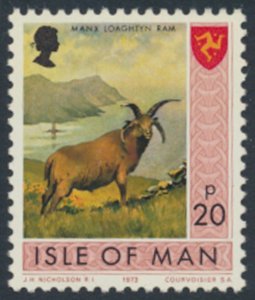 Isle of Man GB  SC# 25  SG 31 1973 Definitive  MNH  see  gum details & scans