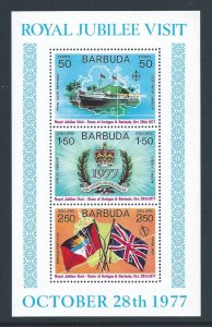 Barbuda #304a NH Royal Jubilee Visit SS