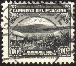 1935, Ecuador 10c, Used, Sc 329