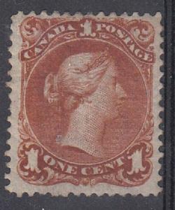 Canada Scott 22 Mint hinged (Catalog Value $800.00)