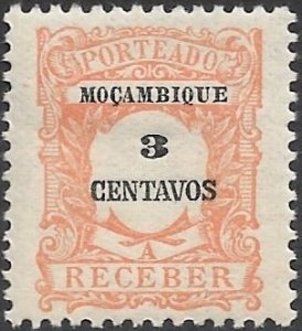 Mozambique 1917 Postage Due Sc# J37 Mint Hinged. Ships Free with Another Item