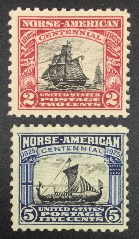 MOMEN: US STAMPS #620-621 MINT OG NH LOT #50282