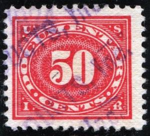 R238 50¢ Documentary Stamp (1917) Used