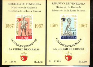 VENEZUELA #CE52-3 MINT S/S VF NH Cat $90