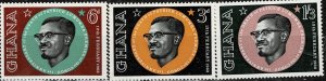 GHANA 1962 ANNIV DEATH OF LUMUMBA  MLH