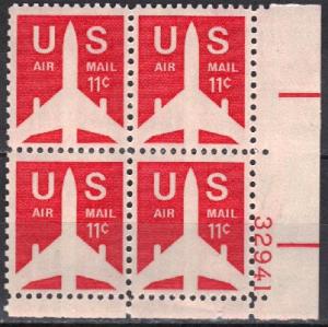 C78, PB-4 #32941L/R. \Jetliner\ MNH .11 cent