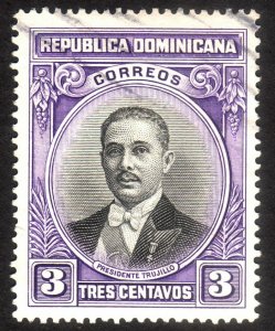 1933, Dominican Republic 3c, Used, Sc 287