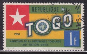 Togo 388  Flag of Togo 1961