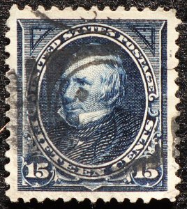 U.S. Used Stamp Scott #274 15c Clay. Superb. Huge Margins. Duplex Cancel. A Gem!