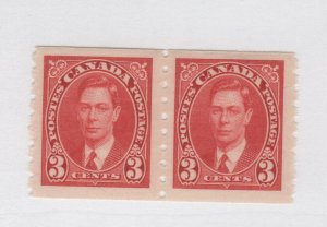 CANADA  C#240 3 cent coil pair VFNH