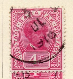 Sarawak 1899-1908 Early Issue Fine Used 4c. NW-115562