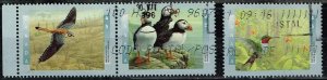 Canada 1996,Sc.#1591-2, 1593 used  Birds of Canada (1st series)