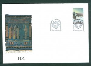 Aland. FDC 1995. The Church of Geta. Sc# 91