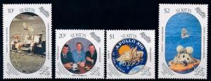 [66144] St. Kitts 1989 Space Travel Weltraum Apollo 13  MNH