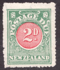 1904 - 1928 New Zealand Sc #J18 - 2d Postage Due - MH stamp Cv$9