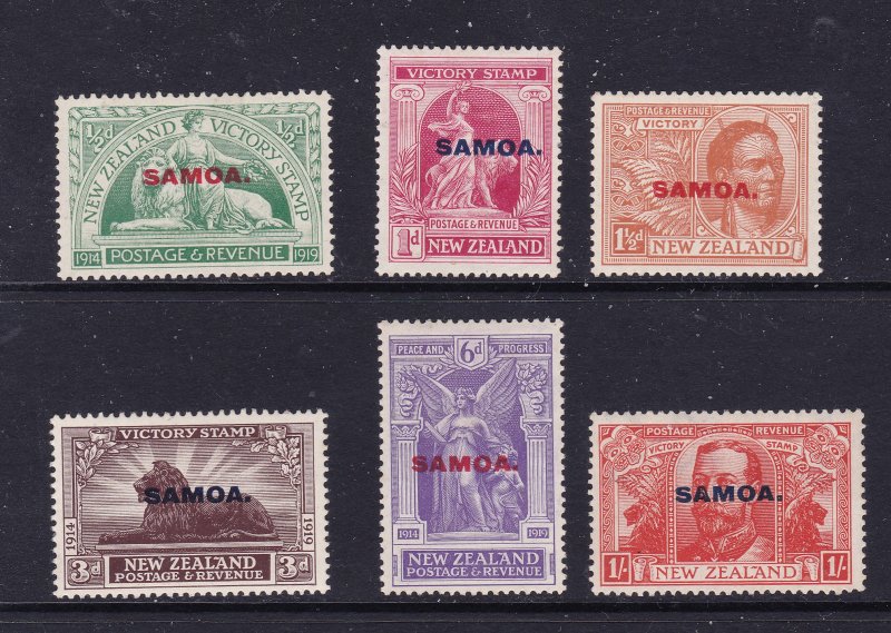 Samoa the 1920 Victory set MH