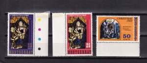 LI07 Montserrat 1969 Christmas mint hinged stamps full set