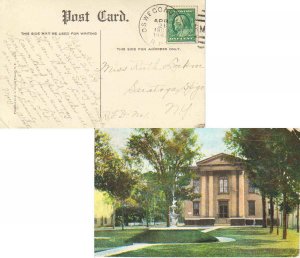 United States U.S. R.P.O.'s Oswego & Utica 1909 102-Q-1  PPC (Court House and...