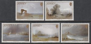 Jersey 437-441 MNH VF