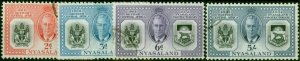 Nyasaland 1951 Diamond Jubilee Set of 4 SG167-170 Fine Used