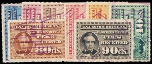 U.S. REV. CUSTOMS FEE RL1-8  Used (ID # 111366)