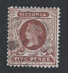 AUSTRALIA - VICTORIA SC# 200 FINE U 1901