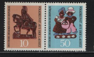 DDR  1155a  MNH  PAIR