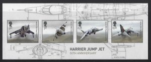 MS4218 2019 Harriet Jump Jet miniature sheet UNMOUNTED MINT