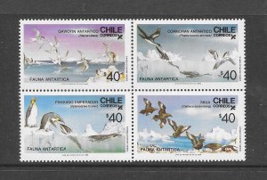 CHILE #729 BIRDS, PENGUINS MNH