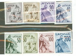 Latvia #319-326 Mint (NH) Single