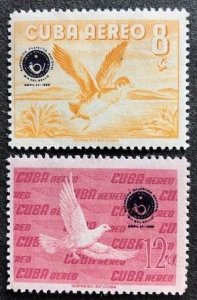 Cuba C209-C210, MH, Overprint