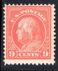 US STAMPS #415 9c MINT OG H LOT #80181-2