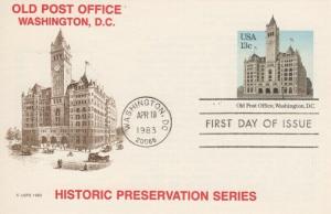 UX97  13c  OLD POST OFFICE POSTAL CARD - Kenick cachet