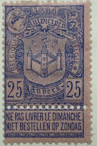 AlexStamps BELGIUM #78 FVF Mint 