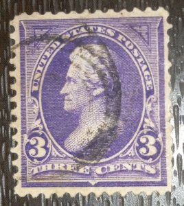 US #253 Used VF/XF