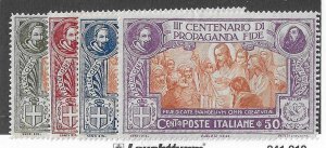 Italy Sc #143-146 set of 4 OG VF