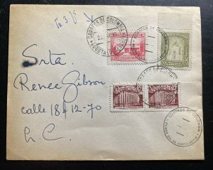 1945 Bogota Colombia First Day Cover FDC Locally Used