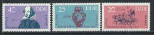 GERMANY - DDR SC#688-90 VF/MNH 1964