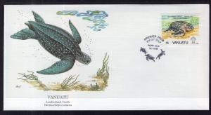 Vanuatu 577 Turtle Fleetwood U/A FDC