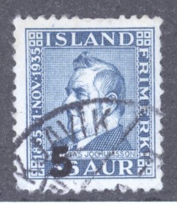 Iceland, Scott #212, Used