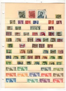 HUNGARY COLLECTION ON STOCK SHEET, MINT/USED