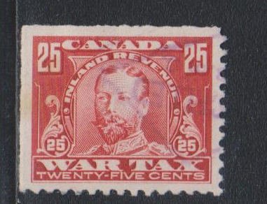 Canada, Revenue,  25c War Tax Stamp (FWT15) Used