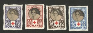 ROMANIA - MNH SET RED CROSS - Queen Mother Elena - 1945.