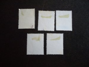 Stamps - Syria - Scott# 459-460,462-464 - Used Part Set of 5 Stamps