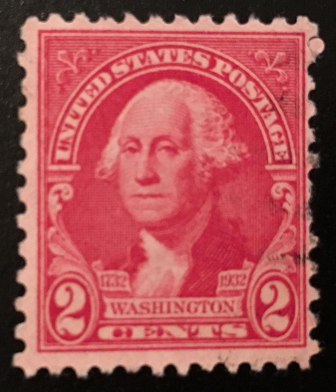 707 George Washington Series, Circulated Single, Vic's Stamp Stash